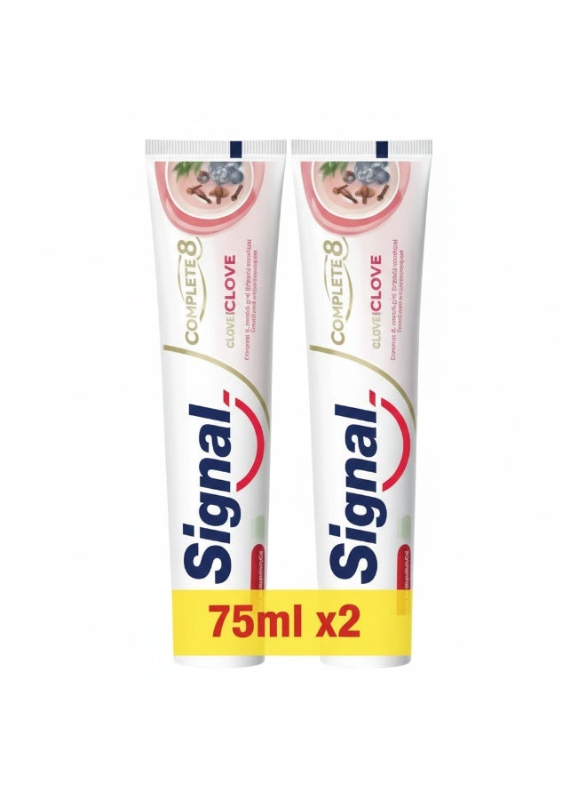 سجنال معجون أسنان كامل 8 كلوف حساس 75 مل